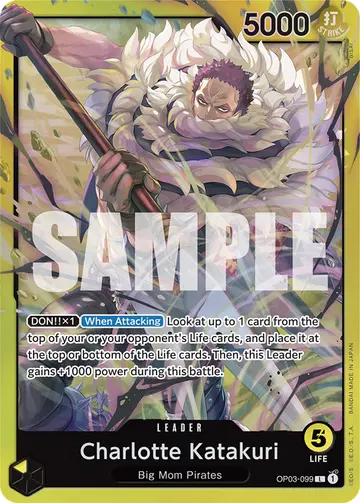Charlotte Katakuri OP03-099 (Alternate art)