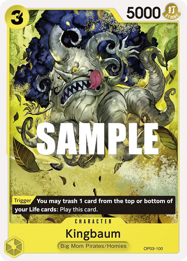 Kingbaum OP03-100 – One Piece Card Game Character