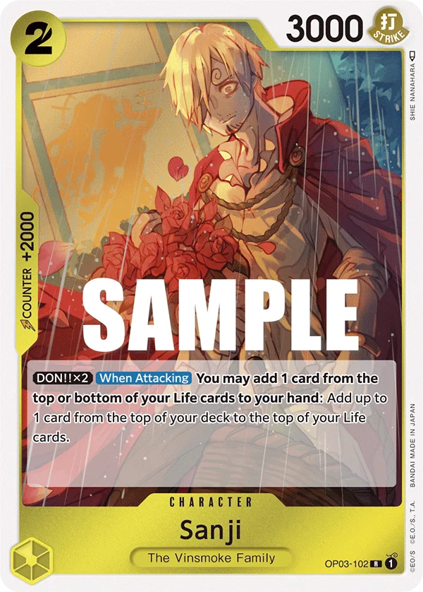 Sanji OP03-102 – One Piece Card Game Character