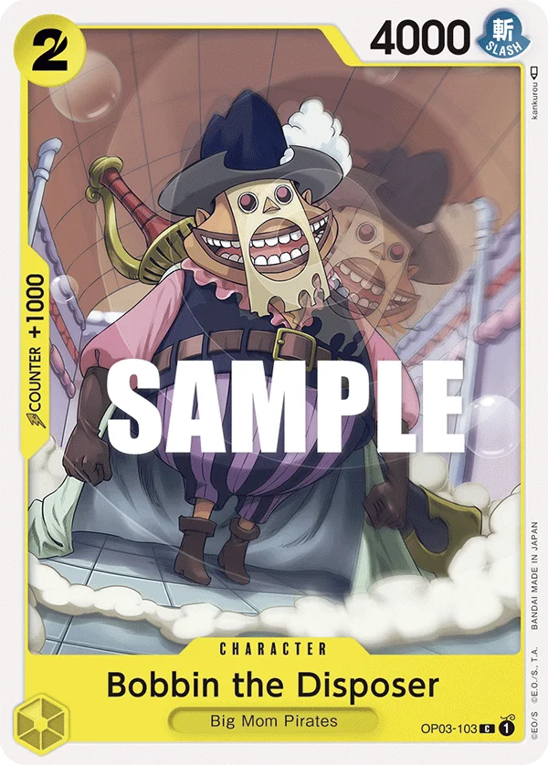 Bobbin the Disposer OP03-103 – One Piece Card Game Character