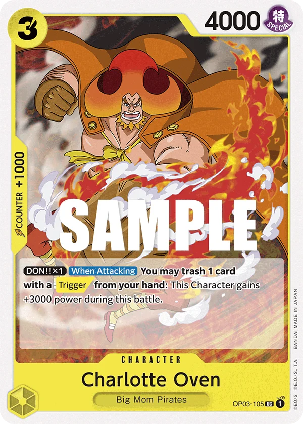 Charlotte Oven OP03-105 – One Piece Card Game Character