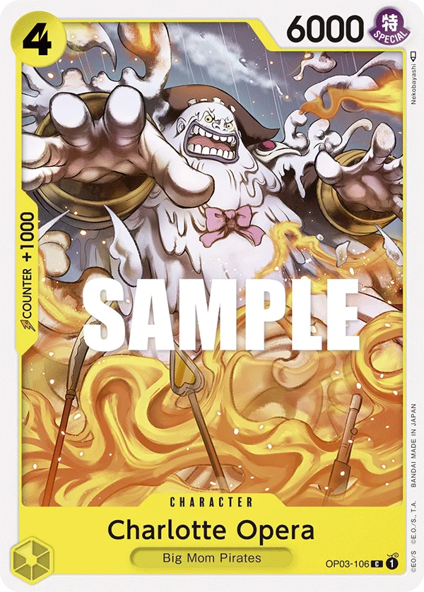 Charlotte Opera OP03-106 – One Piece Card Game Character