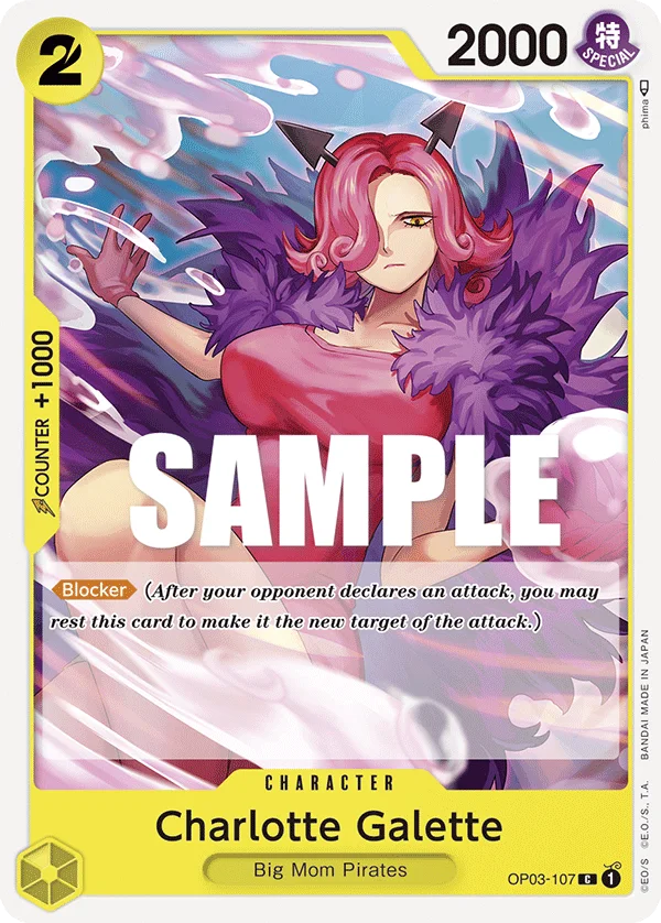 Charlotte Galette OP03-107 – One Piece Card Game Character