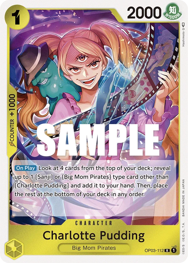 Charlotte Pudding OP03-112 – One Piece Card Game Character