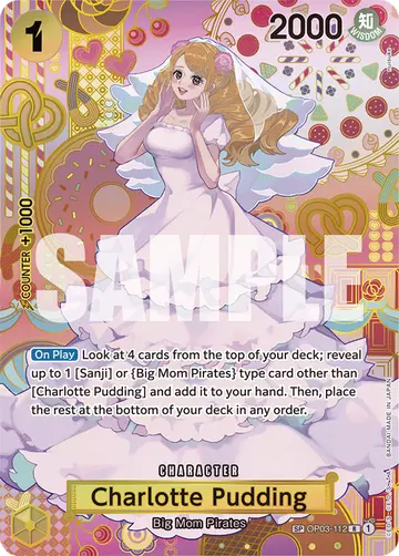 Charlotte Pudding OP03-112 (Alternate art)