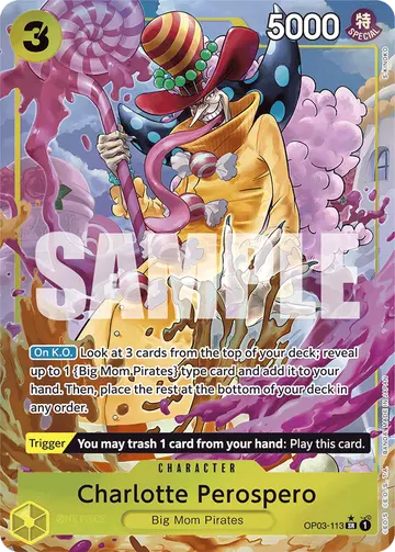 Charlotte Perospero OP03-113 (Alternate art)