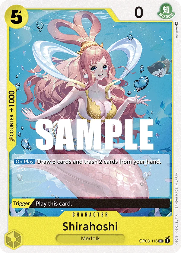 Shirahoshi OP03-116 – One Piece Card Game Character