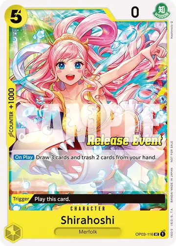 Shirahoshi OP03-116 (Alternate art)