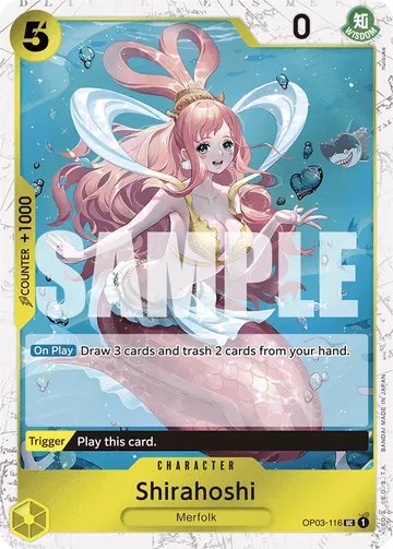Shirahoshi OP03-116 (Alternate art)