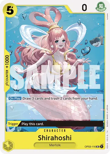 Shirahoshi OP03-116 (Reprint)