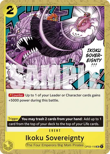 Ikoku Sovereignty OP03-118 (Reprint)