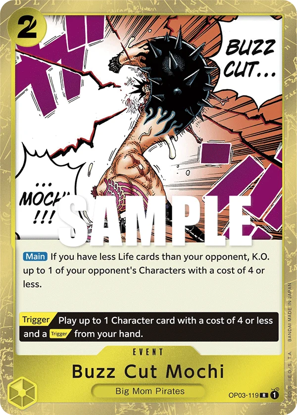 Buzz Cut Mochi OP03-119 – One Piece Card Game Event