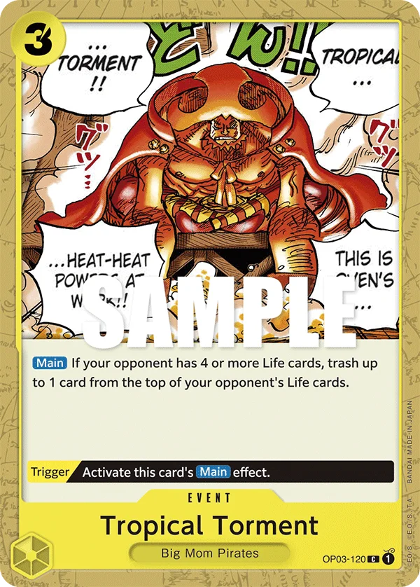 Tropical Torment OP03-120 – One Piece Card Game Event