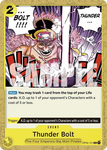 Thunder Bolt OP03-121 (Reprint)