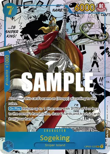 Sogeking OP03-122 (Alternate art)