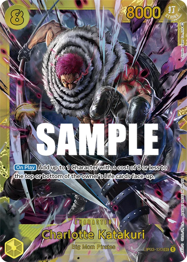 Charlotte Katakuri OP03-123 – One Piece Card Game Character