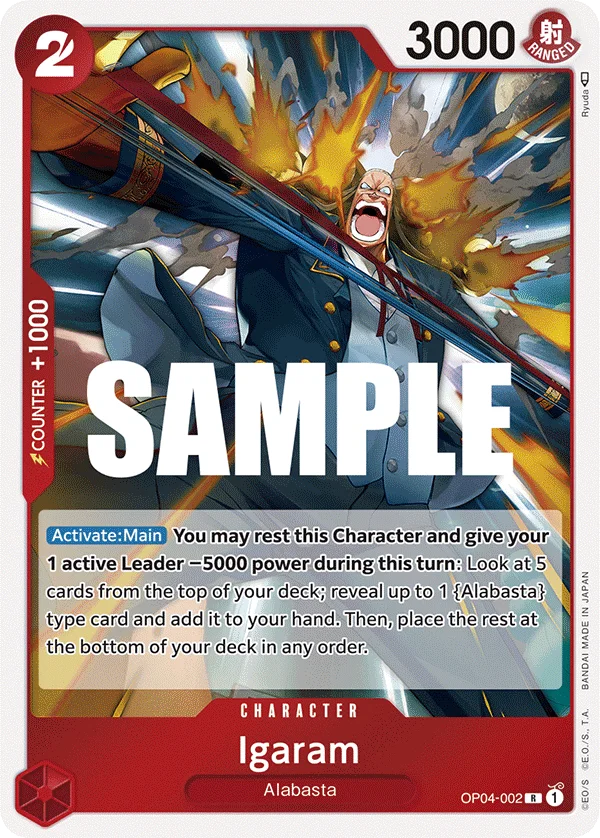 Igaram OP04-002 – One Piece Card Game Character