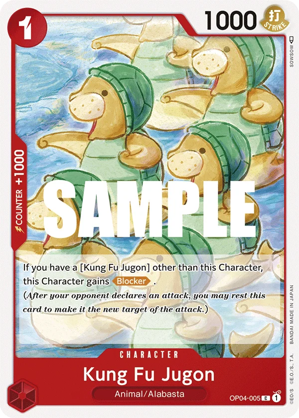 Kung Fu Jugon OP04-005 – One Piece Card Game Character