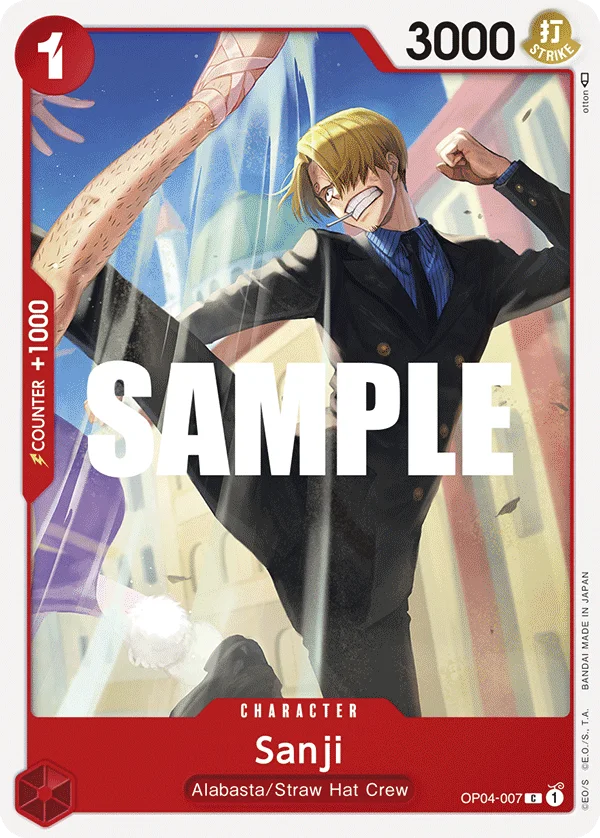 Sanji OP04-007 – One Piece Card Game Character