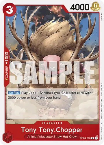 Tony Tony.Chopper OP04-010 (Alternate art)