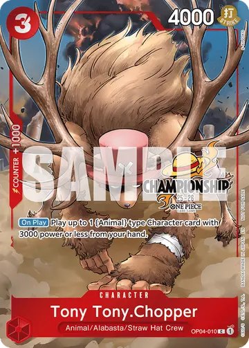Tony Tony.Chopper OP04-010 (Alternate art)