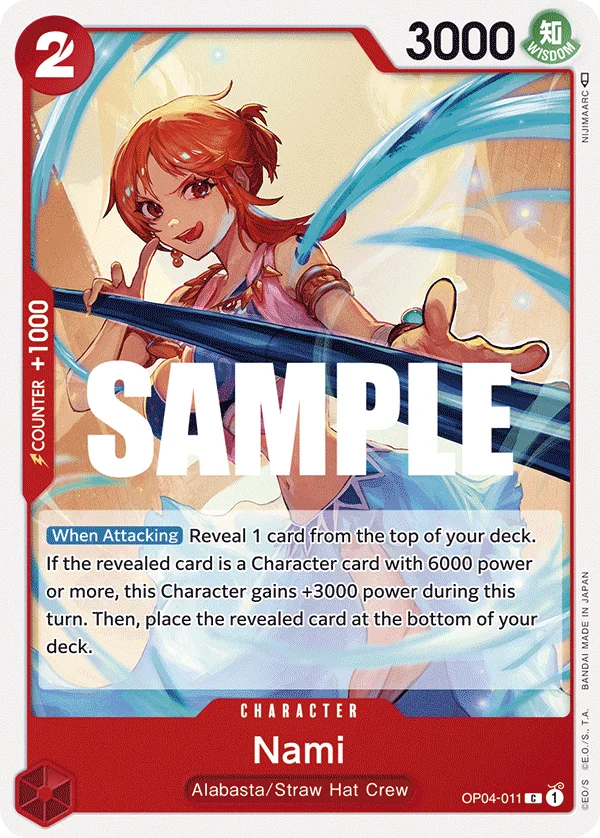 Nami OP04-011 – One Piece Card Game Character