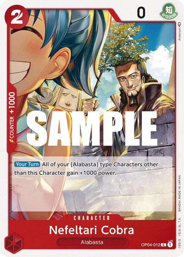 Nefeltari Cobra OP04-012 – One Piece Card Game Character