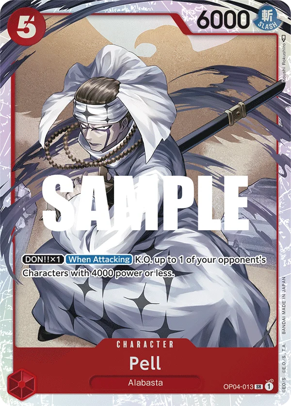 Pell OP04-013 – One Piece Card Game Character