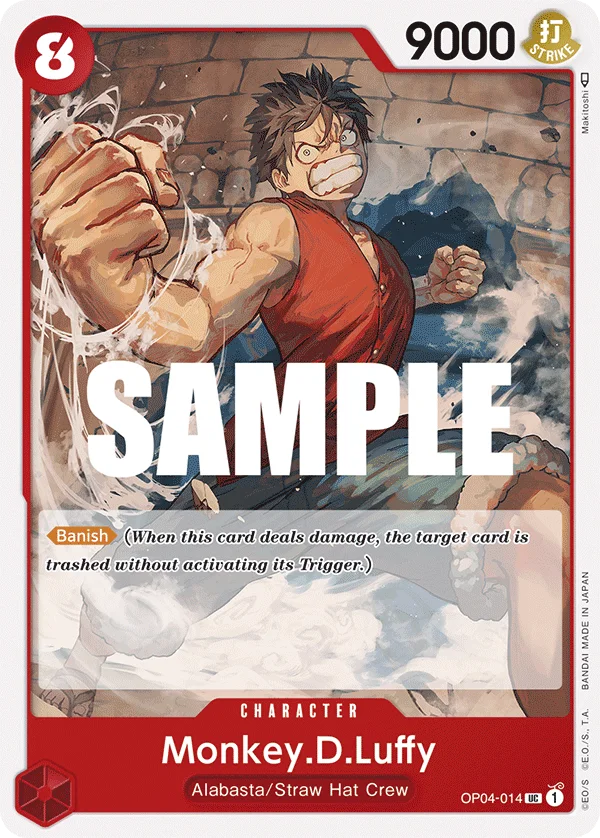 Monkey.D.Luffy OP04-014 – One Piece Card Game Character