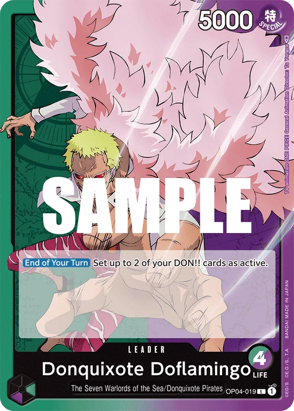 Donquixote Doflamingo OP04-019 – One Piece Card Game Leader