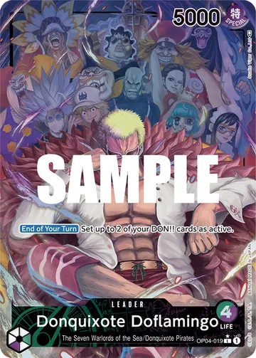 Donquixote Doflamingo OP04-019 (Alternate art)