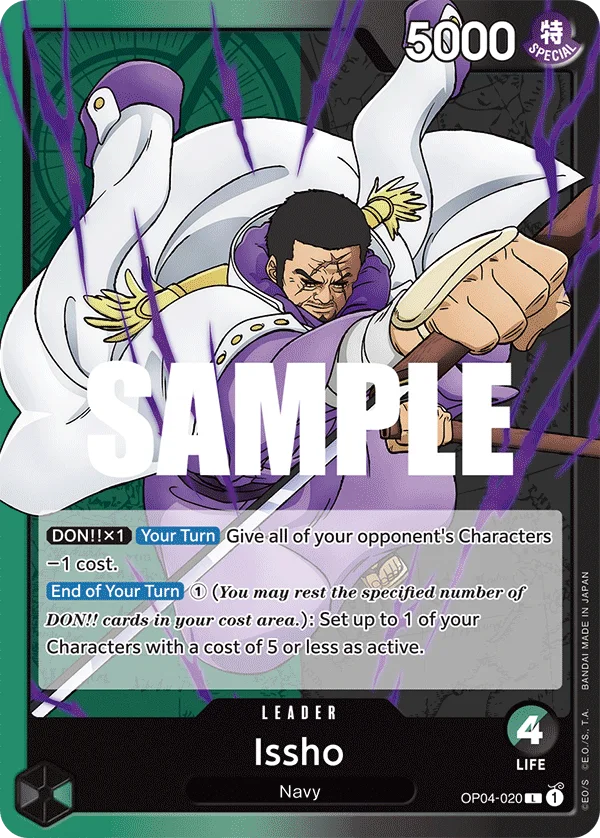 Issho OP04-020 – One Piece Card Game Leader