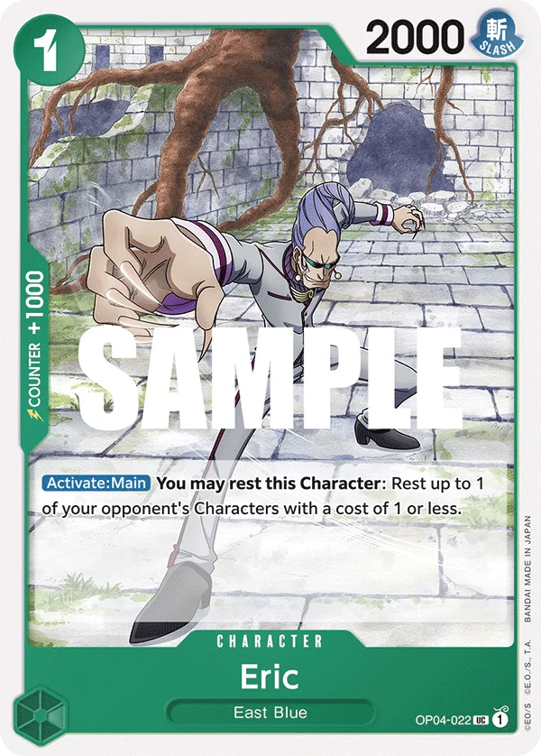Eric OP04-022 – One Piece Card Game Character