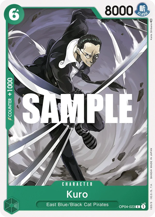 Kuro OP04-023 – One Piece Card Game Character