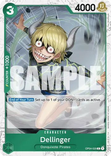 Dellinger OP04-029 (Alternate art)