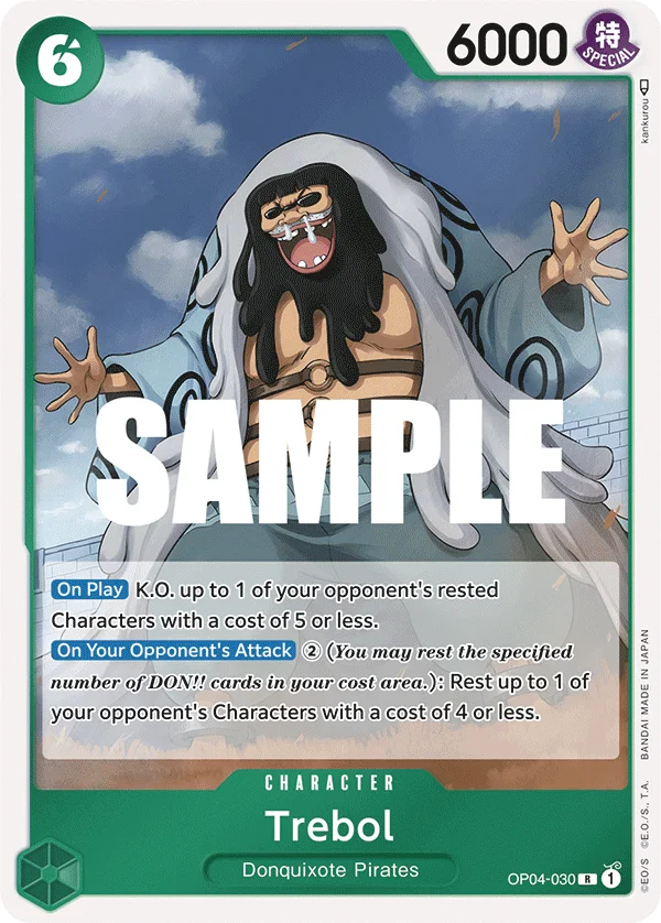 Trebol OP04-030 – One Piece Card Game Character