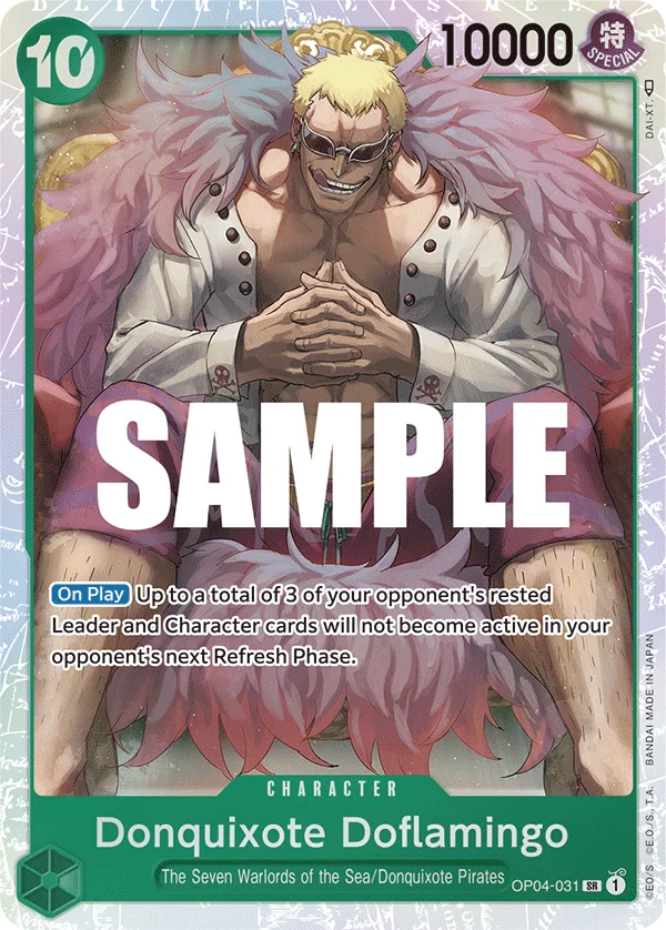 Donquixote Doflamingo OP04-031 – One Piece Card Game Character