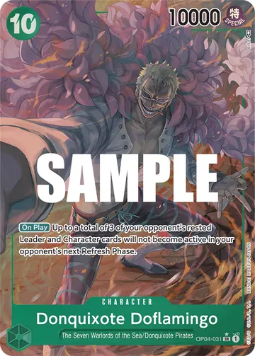 Donquixote Doflamingo OP04-031 (Alternate art)