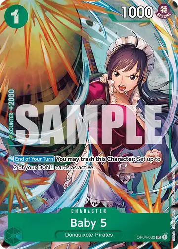 Baby 5 OP04-032 (Alternate art)