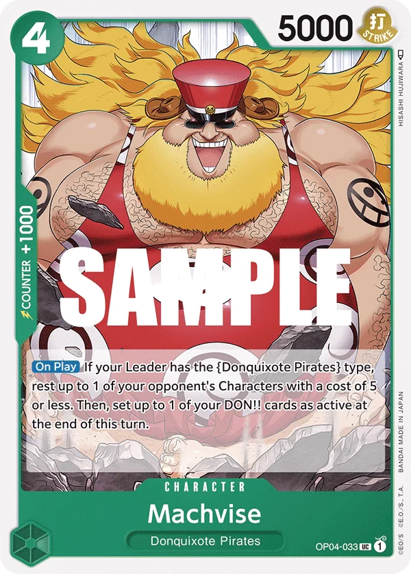 Machvise OP04-033 – One Piece Card Game Character