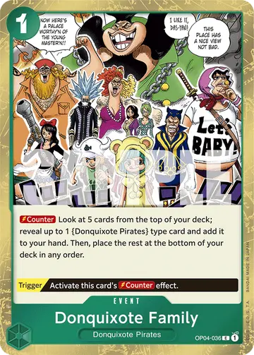 Donquixote Family OP04-036 (Alternate art)