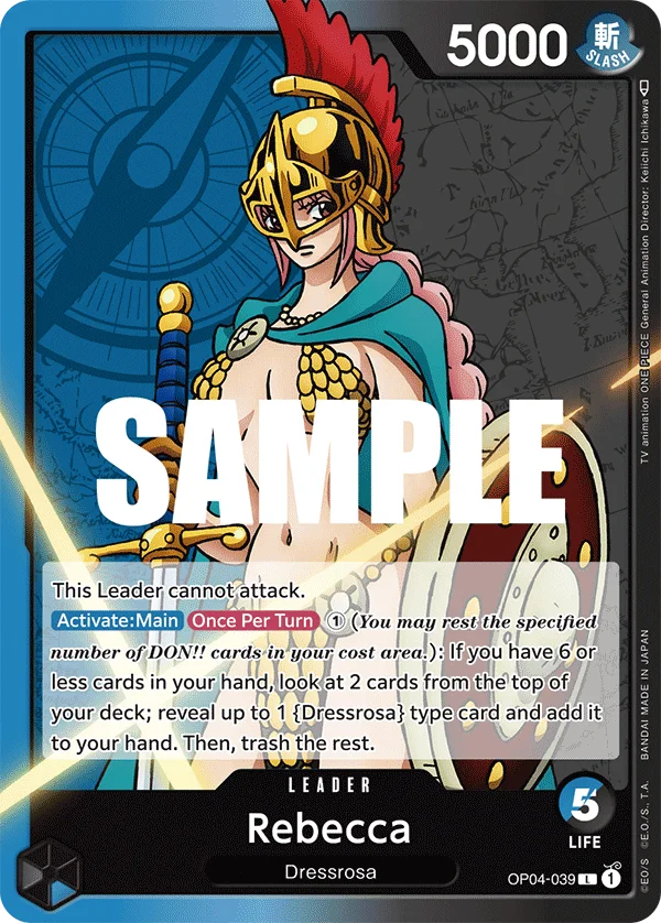 Rebecca OP04-039 – One Piece Card Game Leader