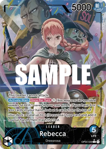 Rebecca OP04-039 (Alternate art)