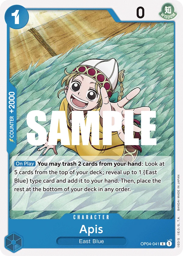 Apis OP04-041 – One Piece Card Game Character