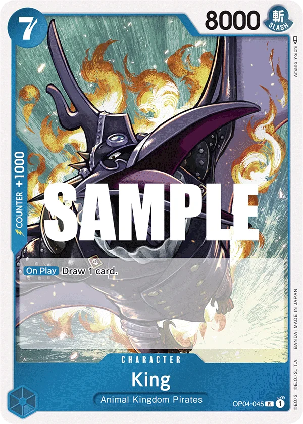 King OP04-045 – One Piece Card Game Character