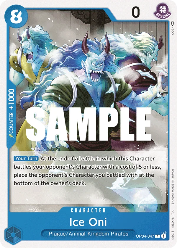 Ice Oni OP04-047 – One Piece Card Game Character