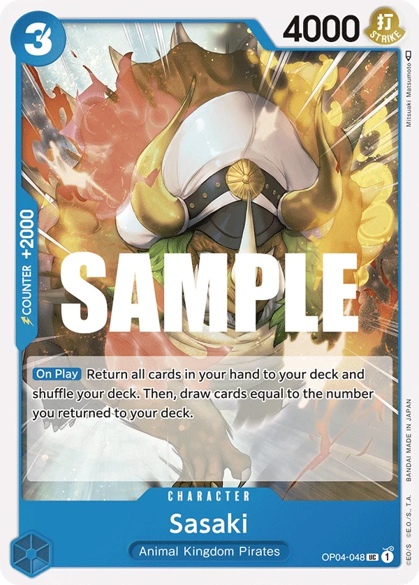 Sasaki OP04-048 – One Piece Card Game Character