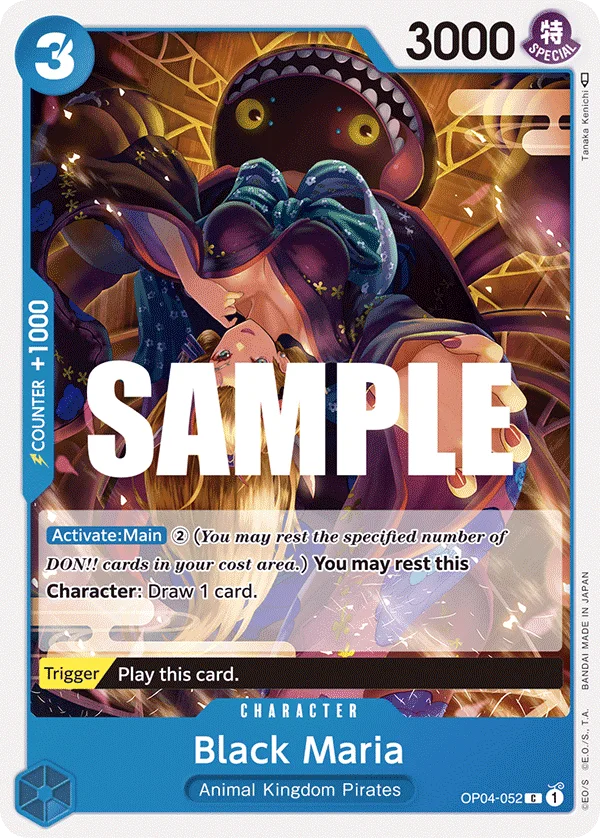 Black Maria OP04-052 – One Piece Card Game Character