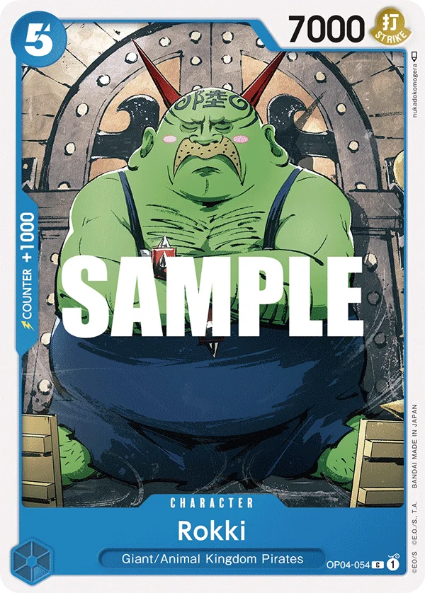 Rokki OP04-054 – One Piece Card Game Character