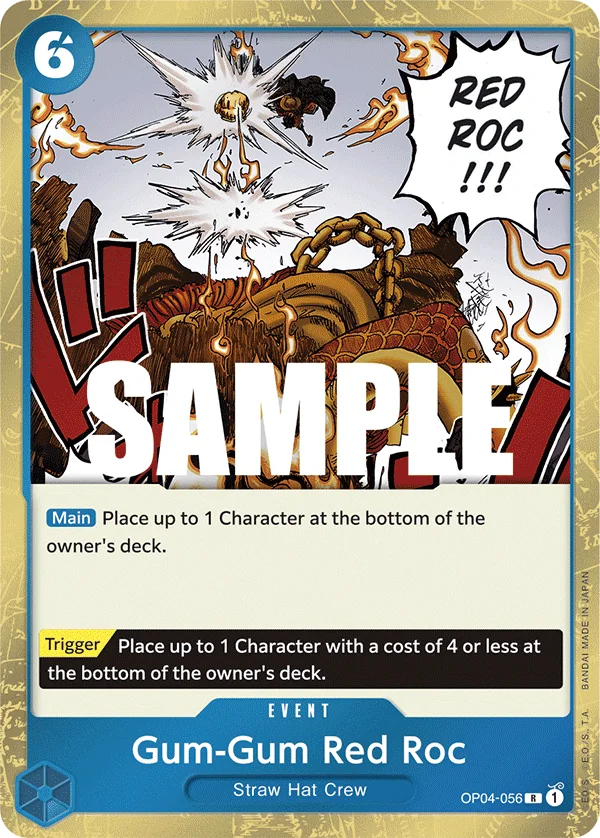 Gum-Gum Red Roc OP04-056 – One Piece Card Game Event